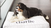 Load image into Gallery viewer, Monogramed Dog Bed